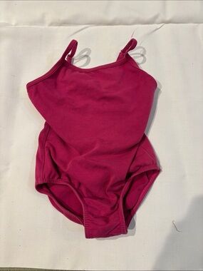 Kids Solid Magenta Ballet Leotard